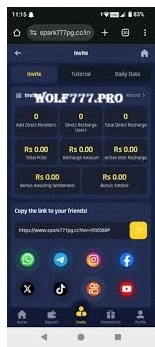 Spark777 Game rewards