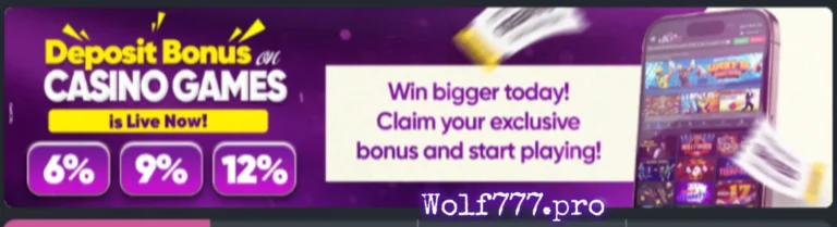 Wolf777 App Games list